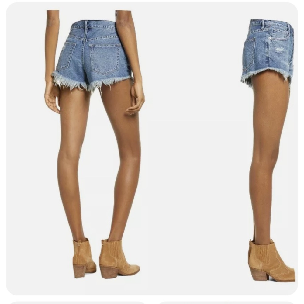 NWT FP Loving Good Vibrations denim shorts 26